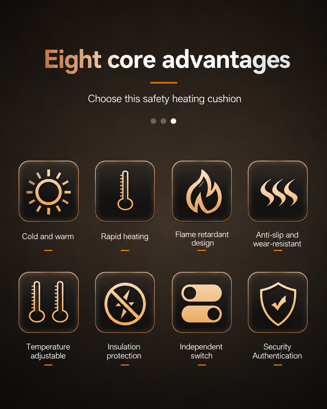12V Car Heated Seat Cushion (Fast Heating)