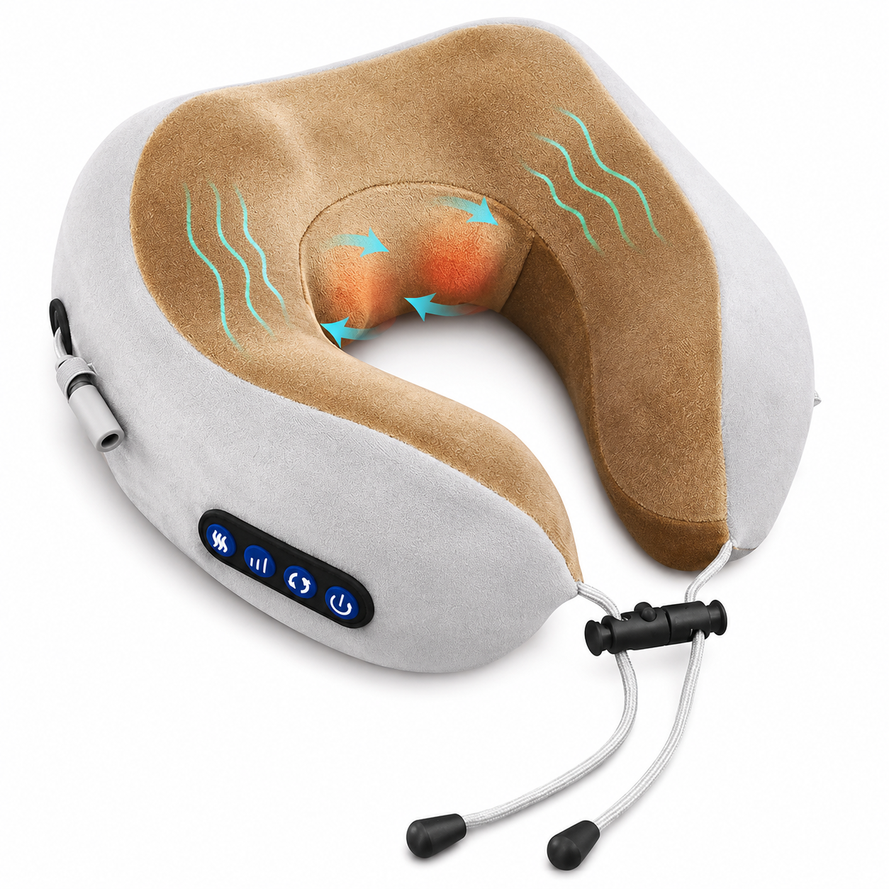 Shiatsu Neck Massager with Heat & Vibration