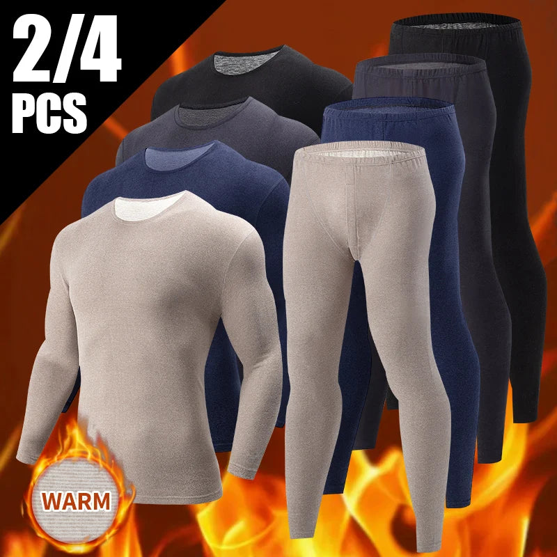 Men’s Thermal Base Layer Set (2–4 Pack)