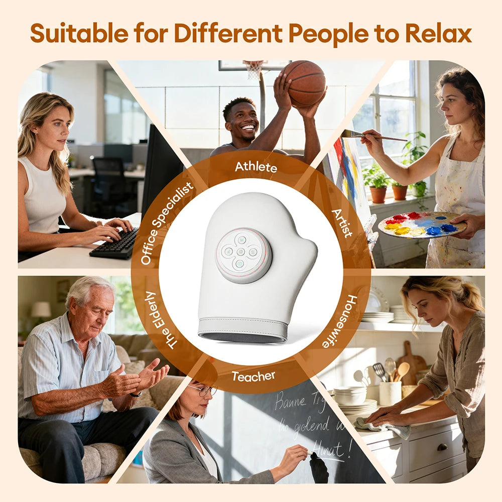 Air Compression Hand Massager with Heat