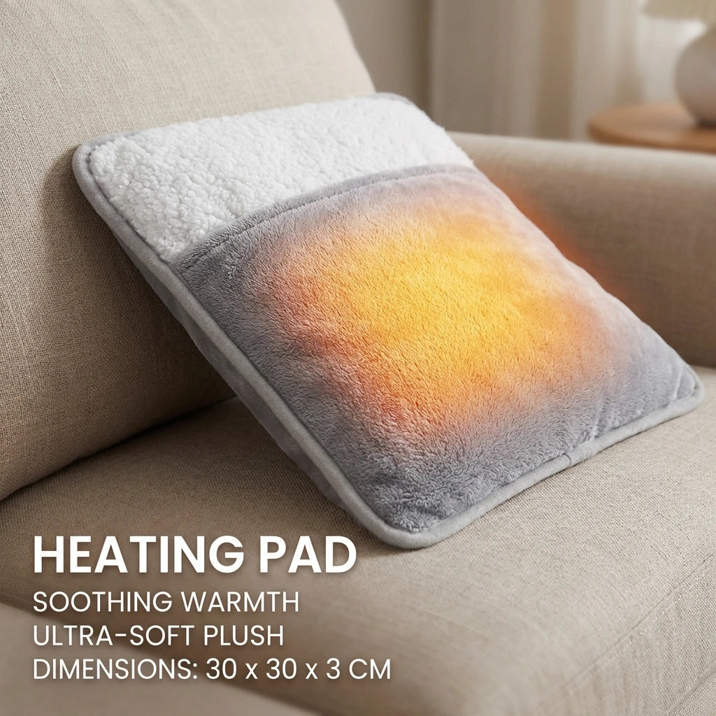 USB Heated Foot Warmer Pad (Soft & Washable)
