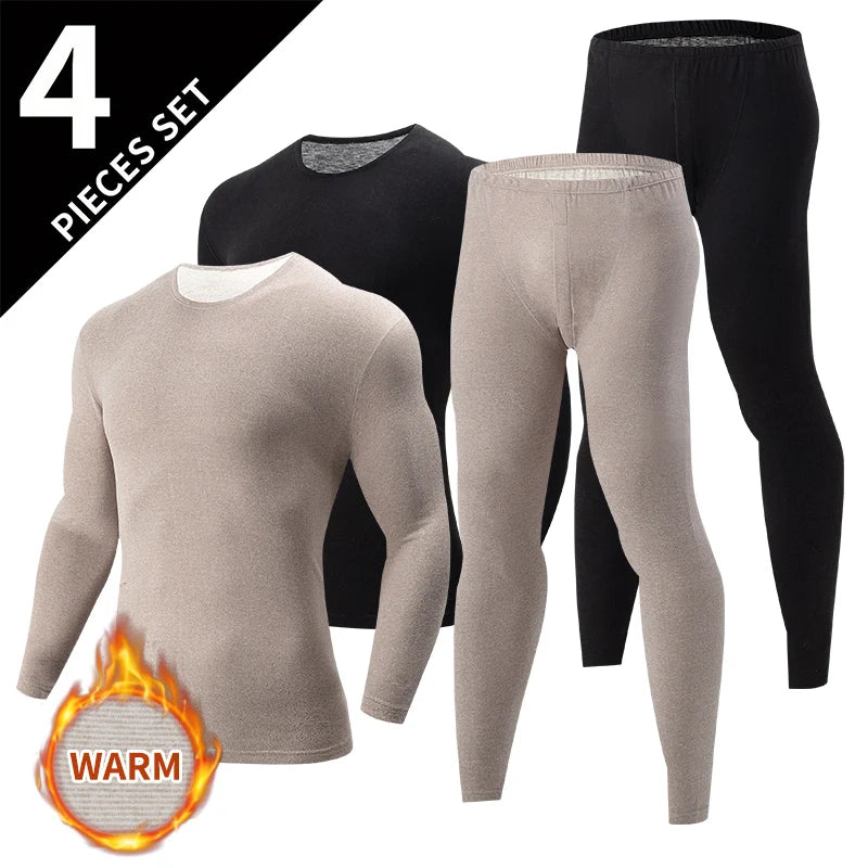 Men’s Thermal Base Layer Set (2–4 Pack)