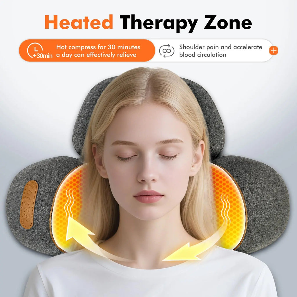 3-in-1 Heated Neck Massager Pillow