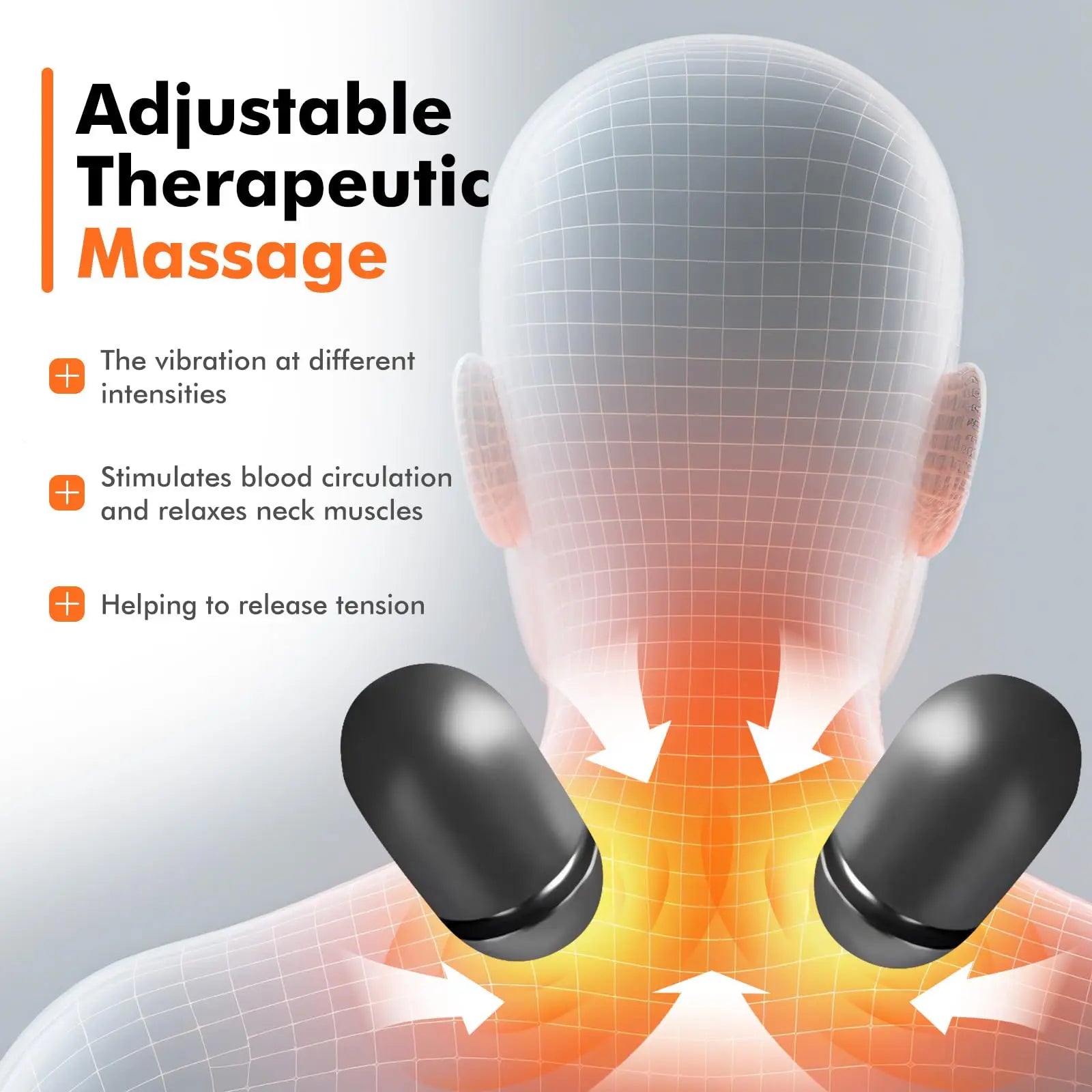 3-in-1 Heated Neck Massager Pillow